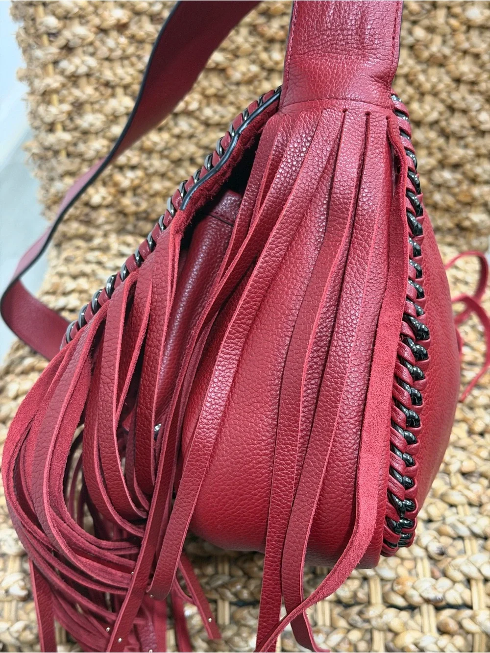 Coach Dakotah Small Fringe Flap Crossbody Bag